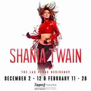 shania twain concert tickets las vegas